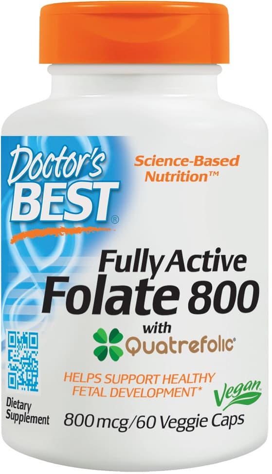 Doctor's Best Fully Active Folate 800 with Quatrefolic