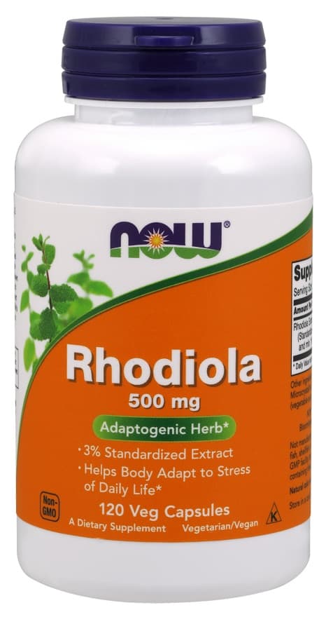 NOW Foods Rhodiola, 500mg - 120 vcaps