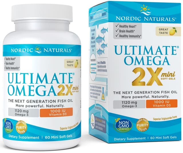 Nordic Naturals Ultimate Omega 2X Mini with Vitamin D3