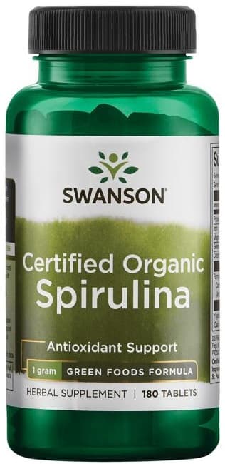 Swanson Spirulina - 180 tablets