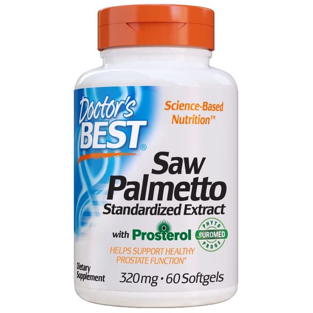 Doctor's Best Saw Palmetto Standardized Extract with Prosterol