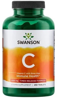 Swanson Vitamin C with Rose Hips Extract - Timed-Release