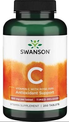 Swanson Vitamin C with Rose Hips - Timed-Release