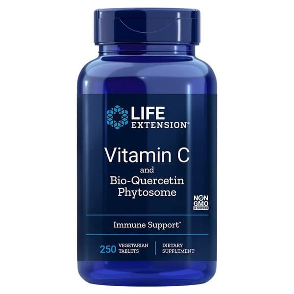 Life Extension Vitamin C and Quercetin Phytosome - 250 vegetarian tabs