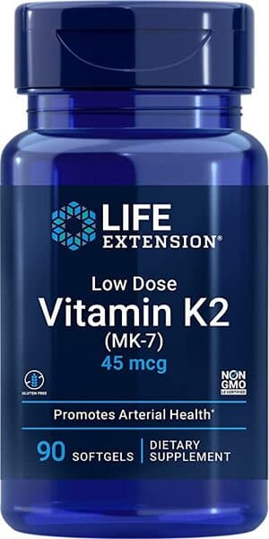 Life Extension Low Dose Vitamin K2 (MK-7)