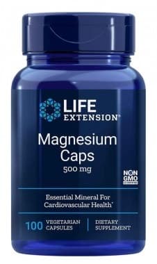Life Extension Magnesium Caps, 500mg - 100 vcaps (EAN 737870145912)