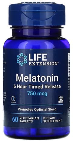Life Extension Melatonin 6 Hour Timed Release