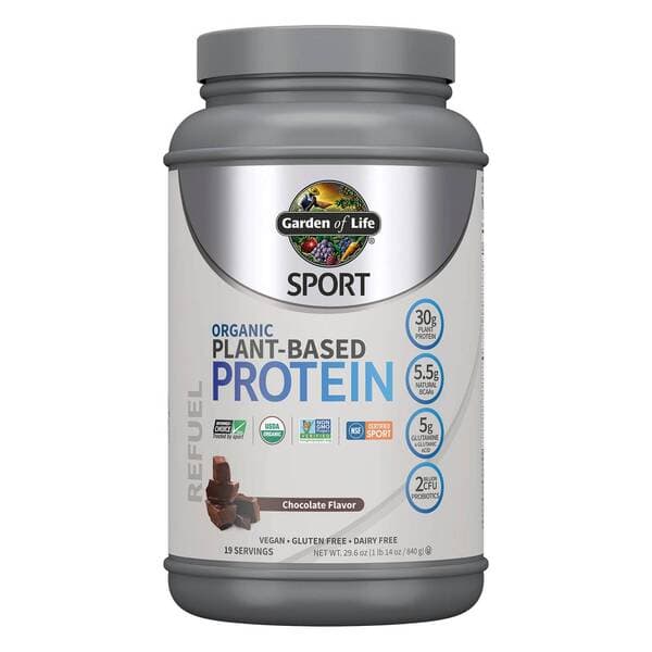 Garden of Life Sport Plant-Based Protein, Chocolate - 840 grams