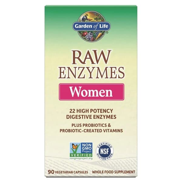 Garden of Life Raw Enzymes Women - 90 vcaps