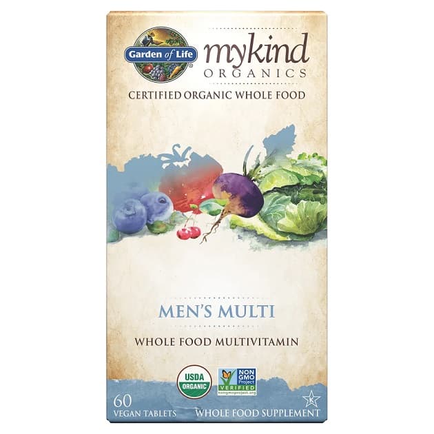 Garden of Life Mykind Men's Multi - 60 vegan tablets