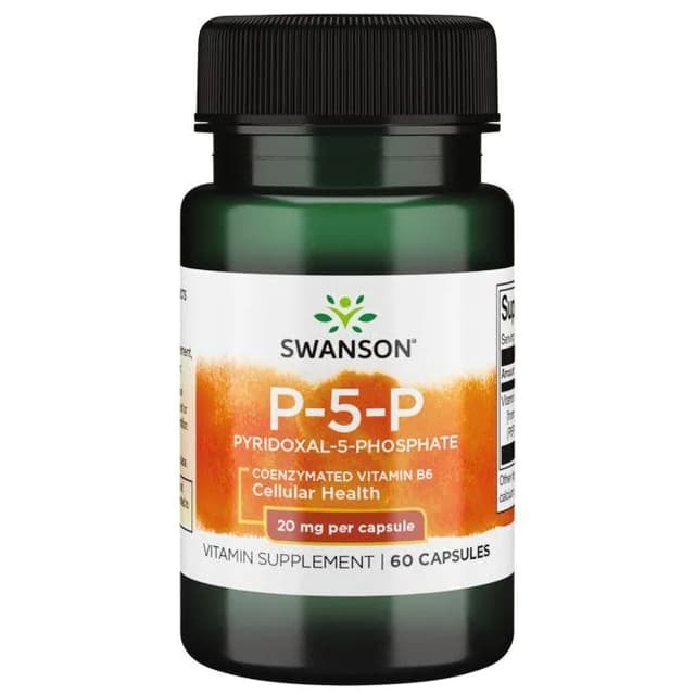 Swanson P-5-P (Pyridoxal-5-Phosphate) Coenzymated Vitamin B6