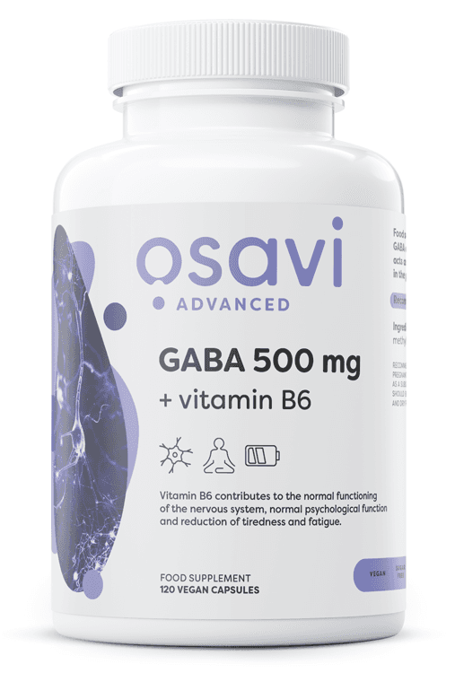 Osavi GABA 500mg + Vitamin B6 - 120 vcaps