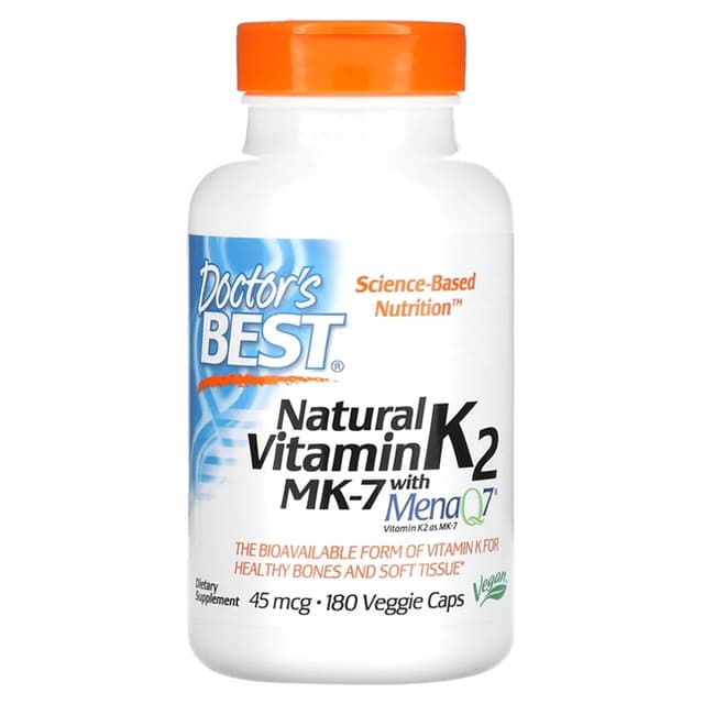 Doctor's Best Natural Vitamin K2 MK7 with MenaQ7
