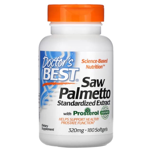 Doctor's Best Saw Palmetto Standardized Extract with Prosterol