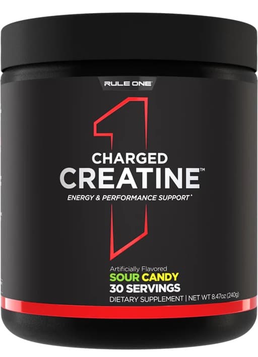 Rule One Charged Creatine, Sour Candy - 240 grams