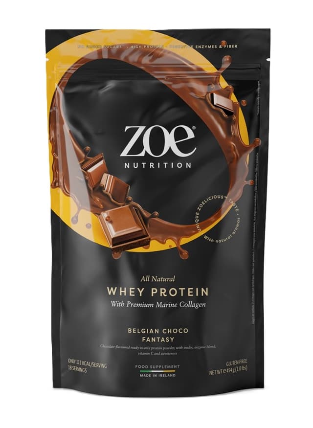 ZOE Nutrition Whey Protein with Premium Marine Collagen