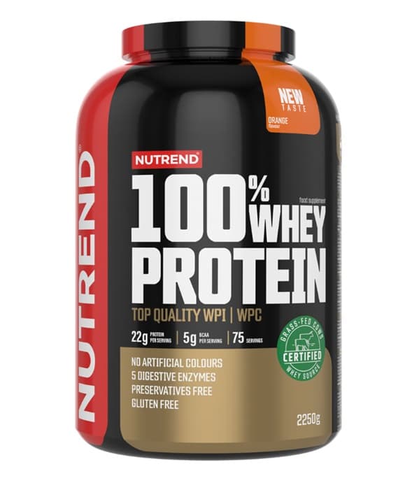 Nutrend 100% Whey Protein, Orange - 2250 grams