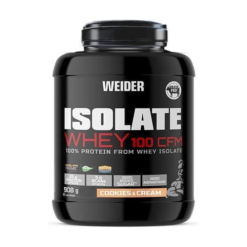Weider Isolate Whey 100 CFM, Cookies & Cream - 908 grams