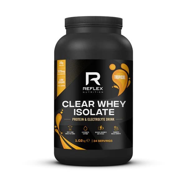 Reflex Nutrition Clear Whey Isolate, Tropical - 1020 grams