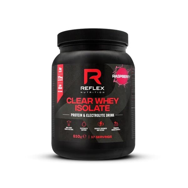 Reflex Nutrition Clear Whey Isolate, Raspberry - 510 grams