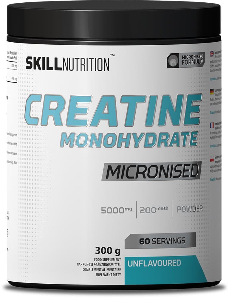 Skill Nutrition Micronised Creatine Monohydrate Unflavoured - 300 grams