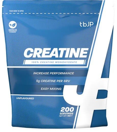 Trained by JP Creatine, Unflavoured (Bag) - 1000 grams