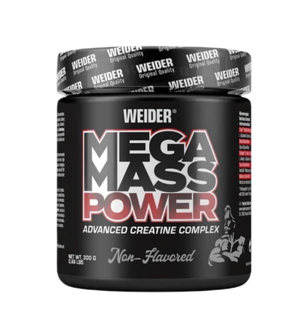 Weider Mega Mass Power, Non-Flavored - 300 grams