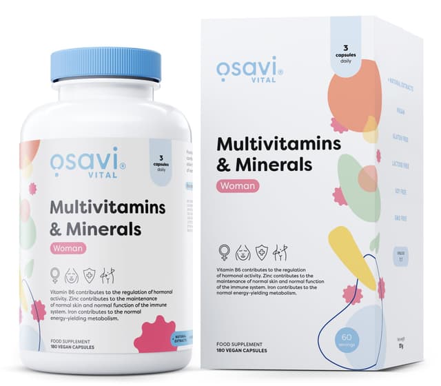 Osavi Multivitamins & Minerals Woman - 180 vegan caps