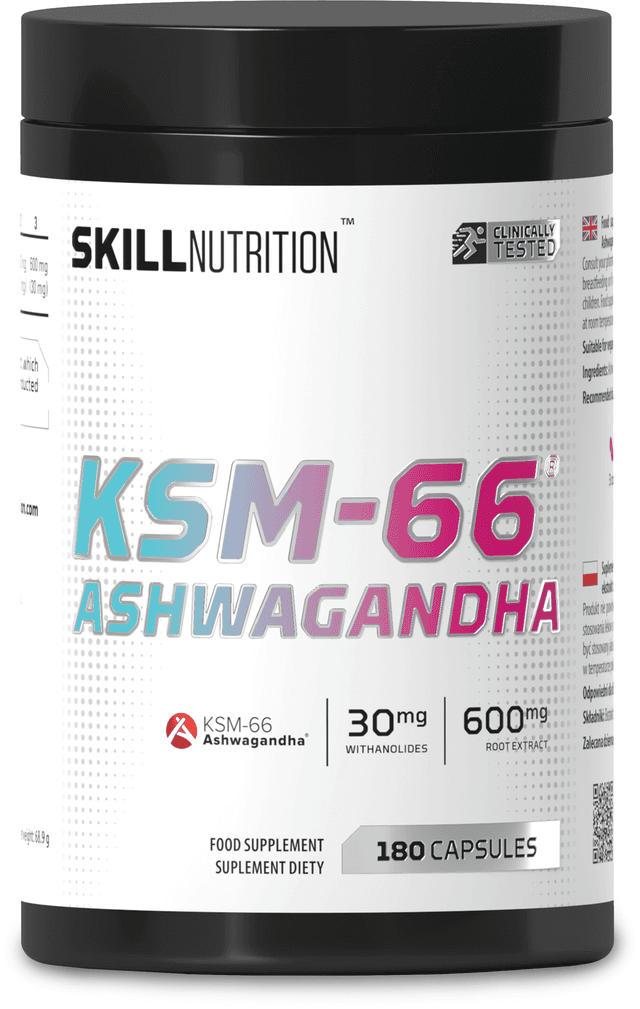Skill Nutrition KSM-66 Ashwagandha - 180 vegan caps