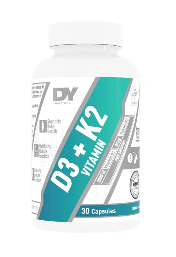 Dorian Yates D3 + K2 Vitamin - 30 caps