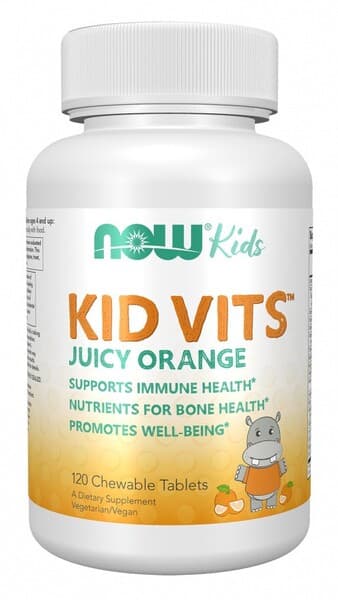 NOW Foods Kid Vits, Juicy Orange - 120 chewables