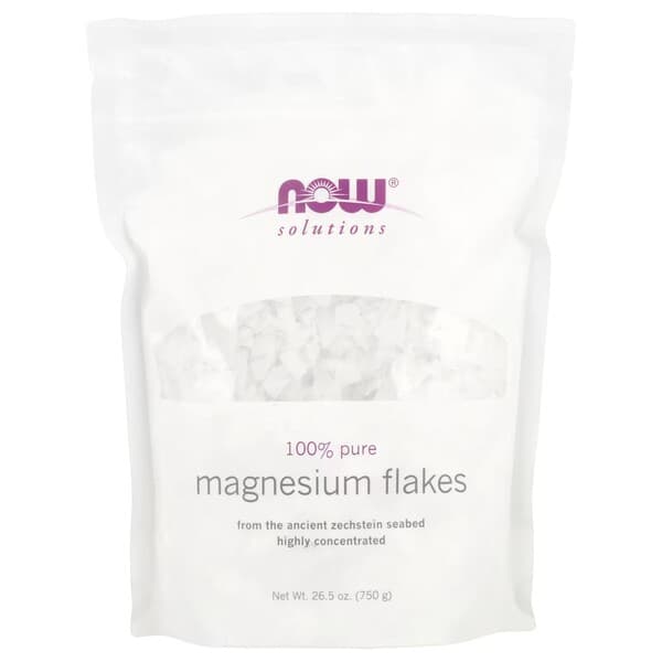 NOW Foods 100% Pure Magnesium Flakes - 750 grams