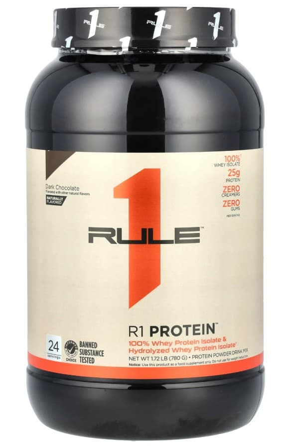 Rule One R1 Protein Naturally Flavored, Dark Chocolate - 780 grams