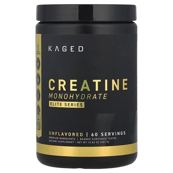 Kaged Muscle Creatine Monohydrate - Elite Series, Unflavoured - 307 grams