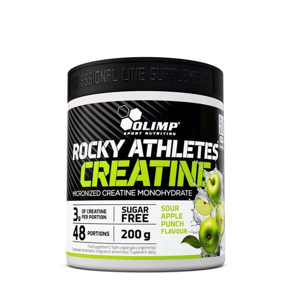 Olimp Nutrition Rocky Athletes Creatine, Sour Apple Punch - 200 grams