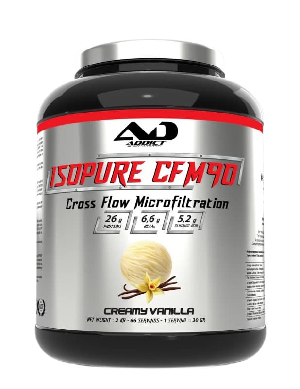 Addict Sport Nutrition Isopure CFM90, Creamy Vanilla - 2000 grams