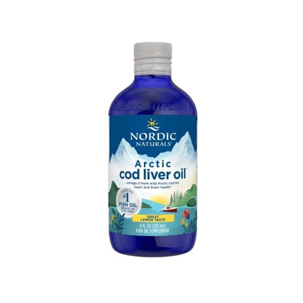 Nordic Naturals Arctic Cod Liver Oil, 1060mg Lemon - 237 ml.