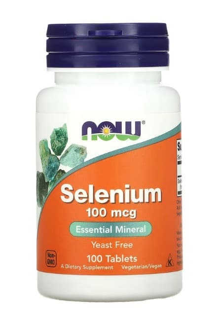 NOW Foods Selenium, 100mcg - 100 tablets