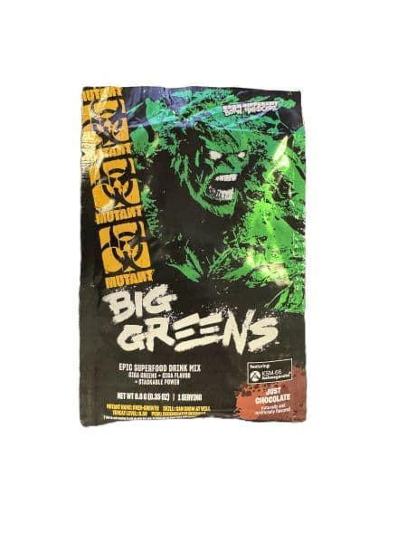 Mutant Big Greens, Just Chocolate - 9 grams (1 serving)