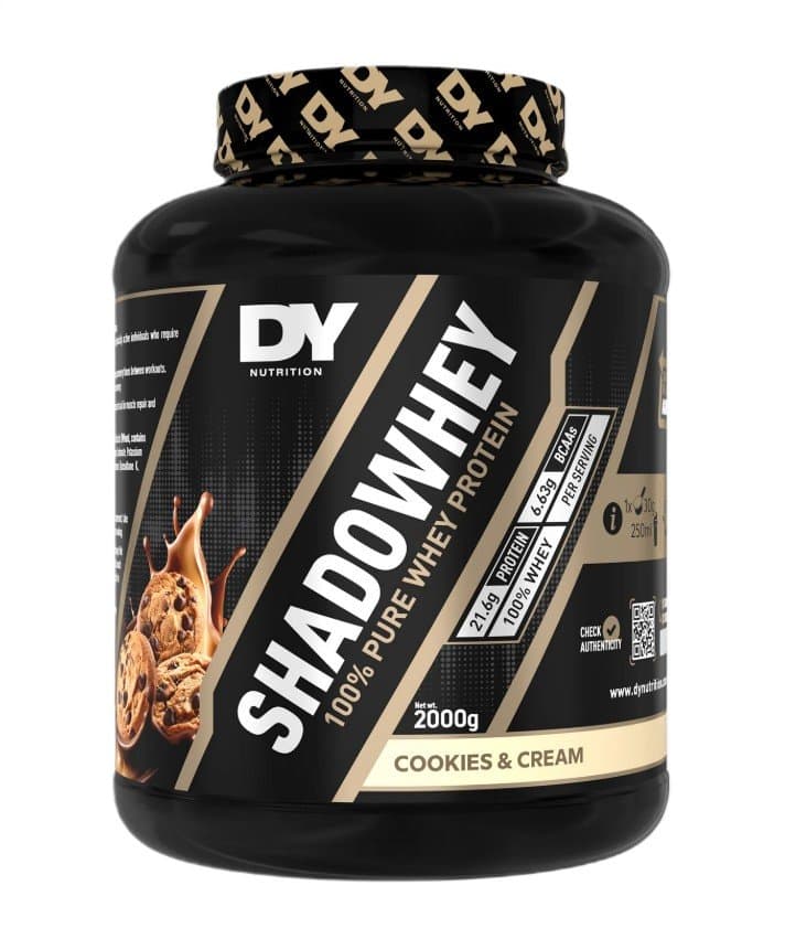 Dorian Yates ShadoWhey 100% Pure Whey Protein, Cookies & Cream - 2000 grams