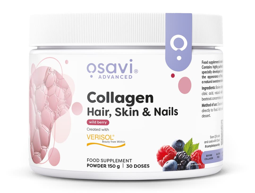 Osavi Collagen Peptides (Hair Skin & Nails), Wild Berry - 150 grams