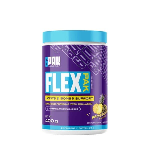 6PAK Flex Pak, Pineapple - 400 grams