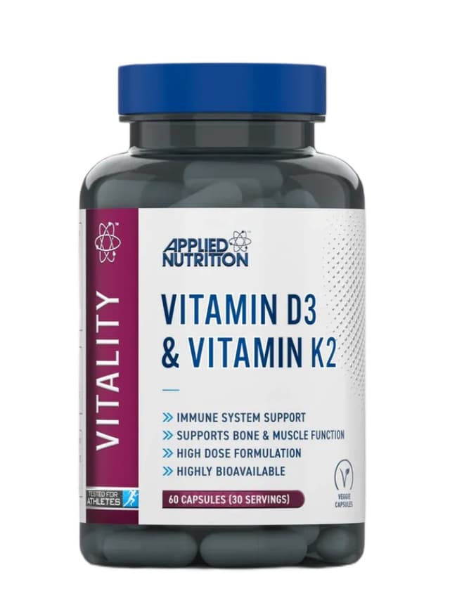 Applied Nutrition Vitamin D3 & Vitamin K2 - 60 vcaps
