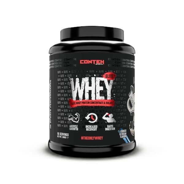 Conteh Sports Whey Elite, Cookies & Cream - 1980 grams