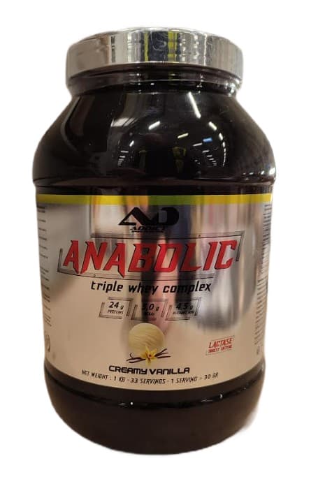 Addict Sport Nutrition Anabolic Triple Whey Complex, Creamy Vanilla - 1000 grams