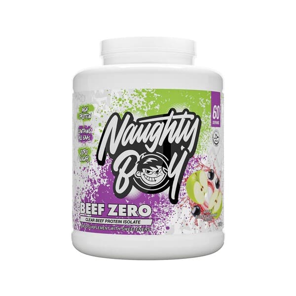 Naughty Boy Beef Zero, Apple Blackcurrant - 1800 grams