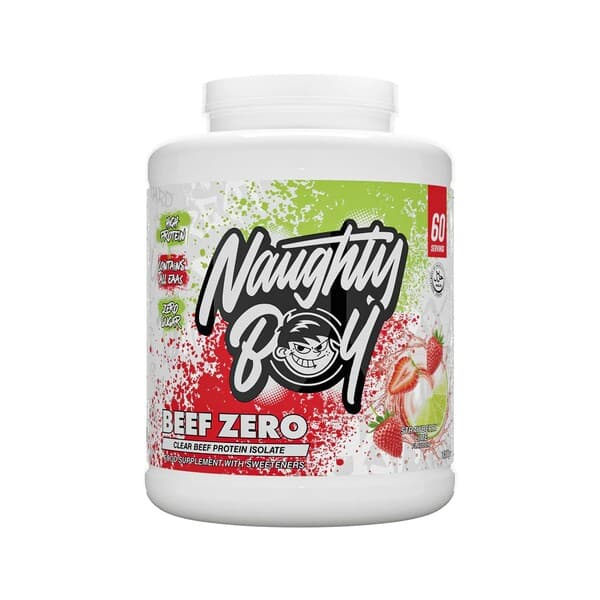 Naughty Boy Beef Zero, Strawberry Lime - 1800 grams