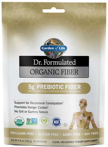Garden of Life Dr. Formulated Fiber, Unflavored - 192 grams