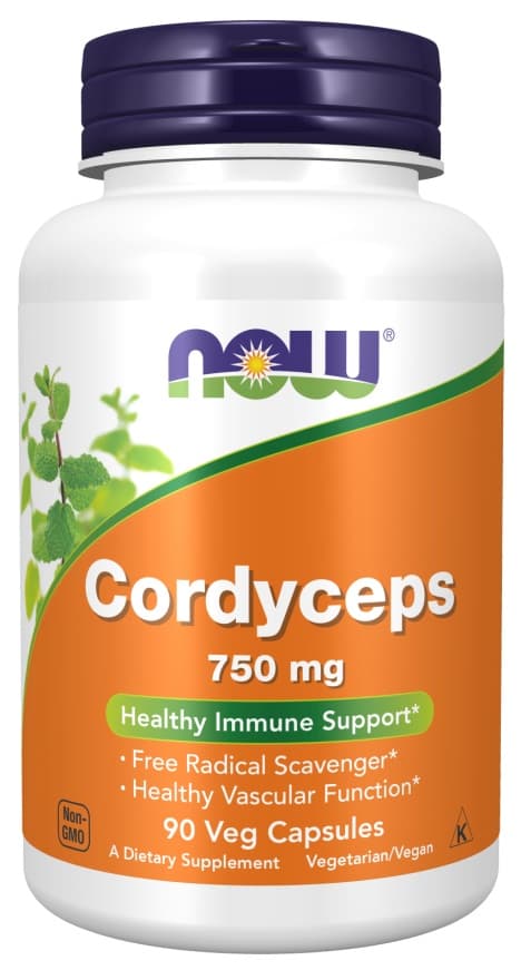 NOW Foods Cordyceps, 750mg - 90 vcaps