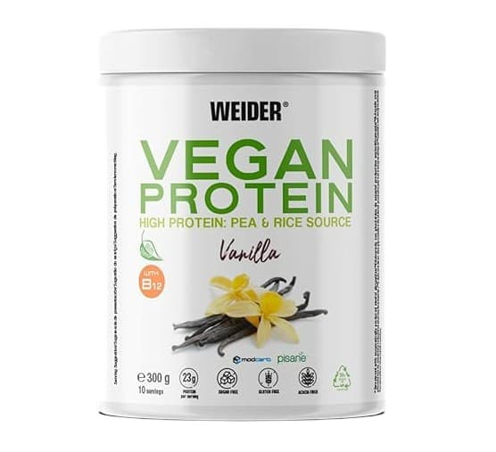 Weider Vegan Protein, Vanilla - 300 grams